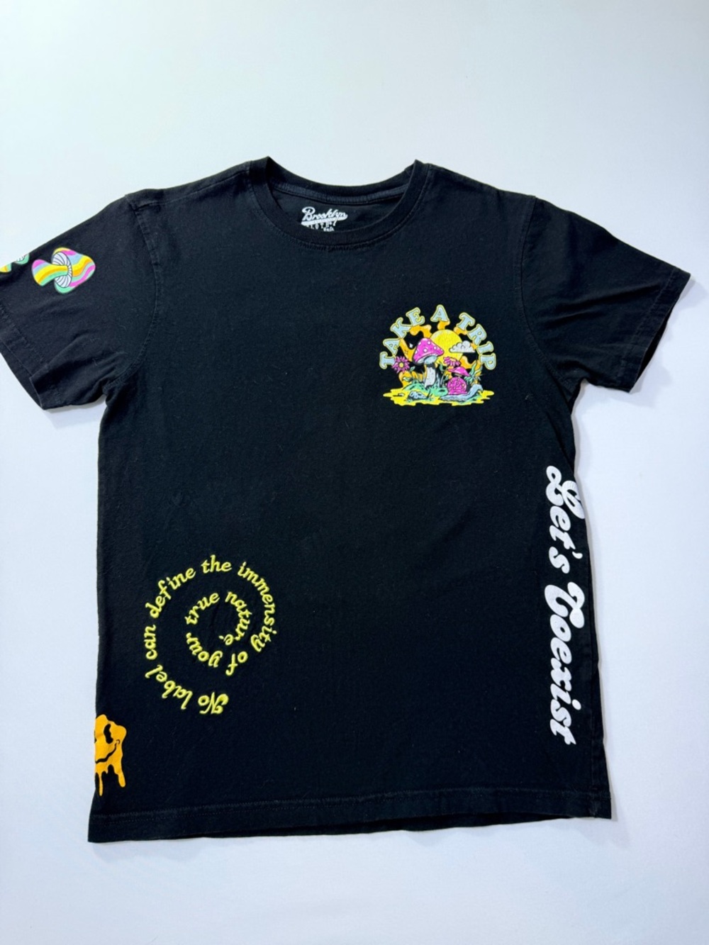 Brooklyn Cloth Black “Take a Trip” Trippy Graphic Tee